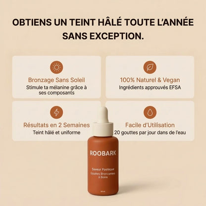 Gouttes Bronzantes à Boire